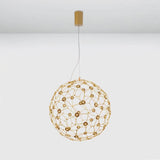 NOVA LUCE SOLE LED LED BALL LAMPAGGIO IN GIORE COLLED GOLD