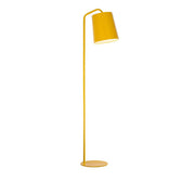 Stabile Stehlampe 188cm Matt in einem modernen Retro-Design mit mattem gelben Finish.