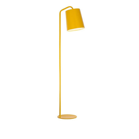 Stabile Stehlampe 188cm Matt in einem modernen Retro-Design mit mattem gelben Finish.