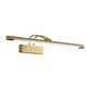Nova Luce Tiffany LED Wandleuchte in Antik Messing mit geschwungenem Arm und rechteckiger Wandhalterung
