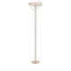 Tiriac LED Stehleuchte Metall, Gold mit modernem Design aus Aluminium und Acryl.