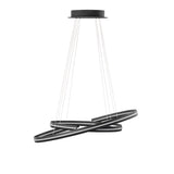 Torrent LED-roikkuu lamppu 2-renkaat metalli, akryyli