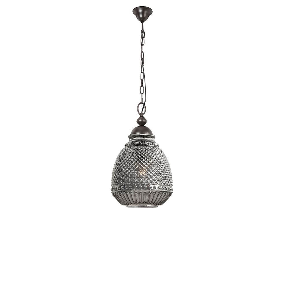 Toulon Glas-Pendellampe Metall mit filigranem Design und warmem Licht für moderne Einrichtungen.