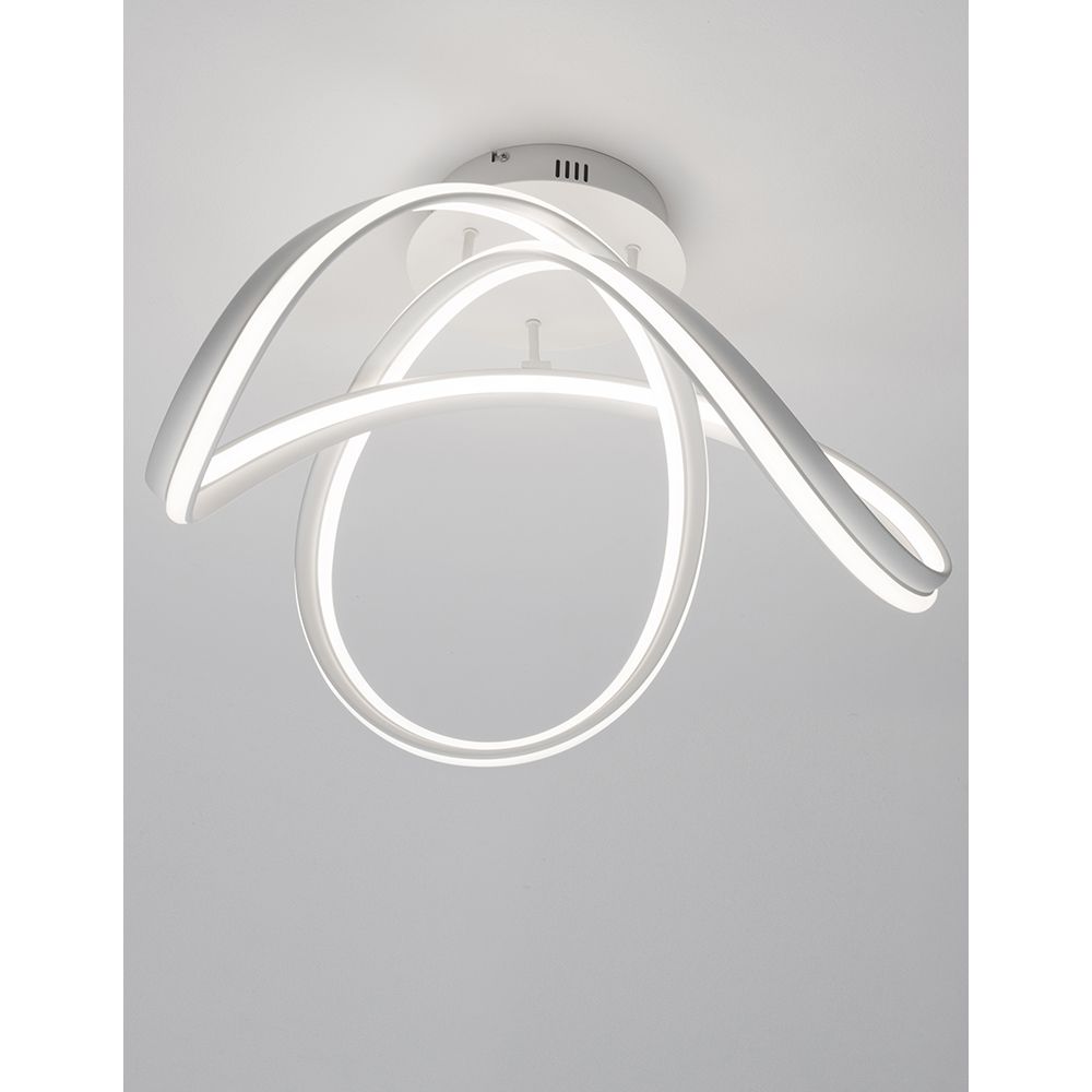 Truno LED ceiling lamp metal acrylic