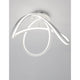 Truno LED Deckenlampe Metall Acryl - moderne Deckenleuchte mit elegantem Design und warmweißem Licht.