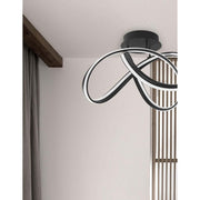 Truno LED Deckenlampe Metall Acryl an der Decke mit modernem Design und integrierter LED-Beleuchtung.