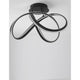 Truno LED Deckenlampe Metall Acryl moderne Deckenleuchte mit minimalistischem Design aus Aluminium und Acryl