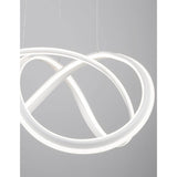 Lampa wisząca Truno LED Ø 52 cm zakrzywiona