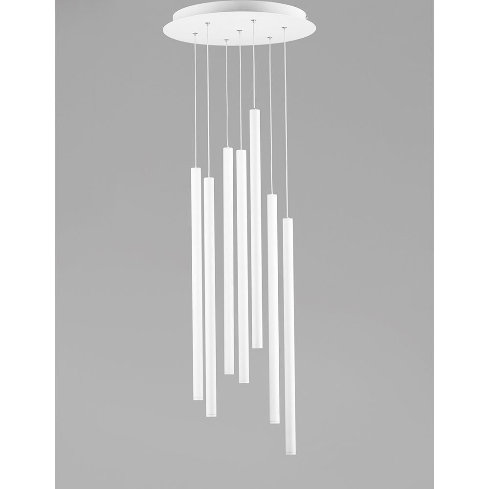 Ultrathin LED wisząca lampa 7-sława