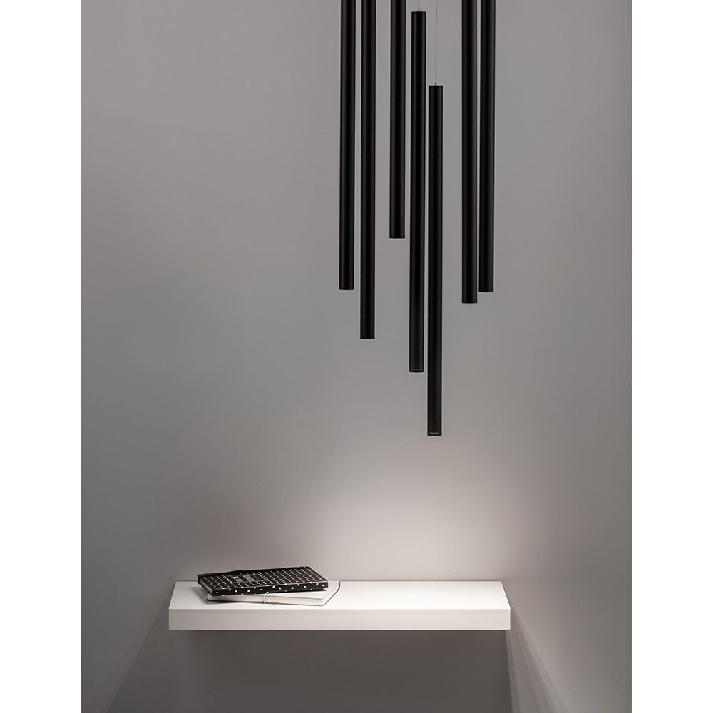 Ultrathin LED wisząca lampa 7-sława