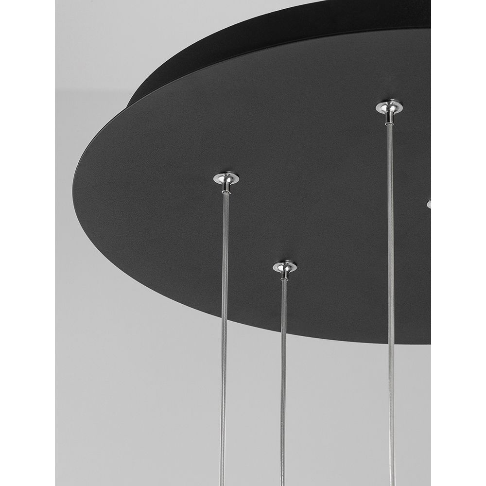 Ultrathin LED wisząca lampa 7-sława