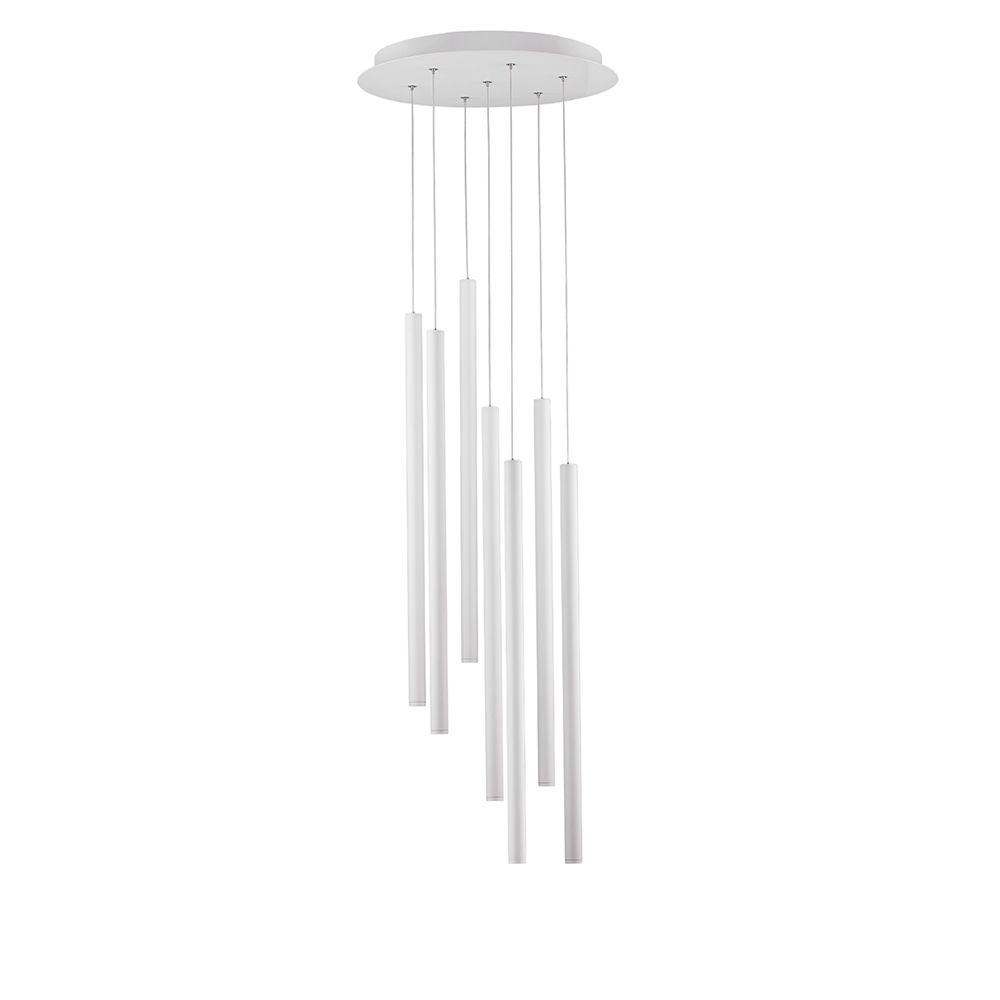 Ultrathin LED wisząca lampa 7-sława