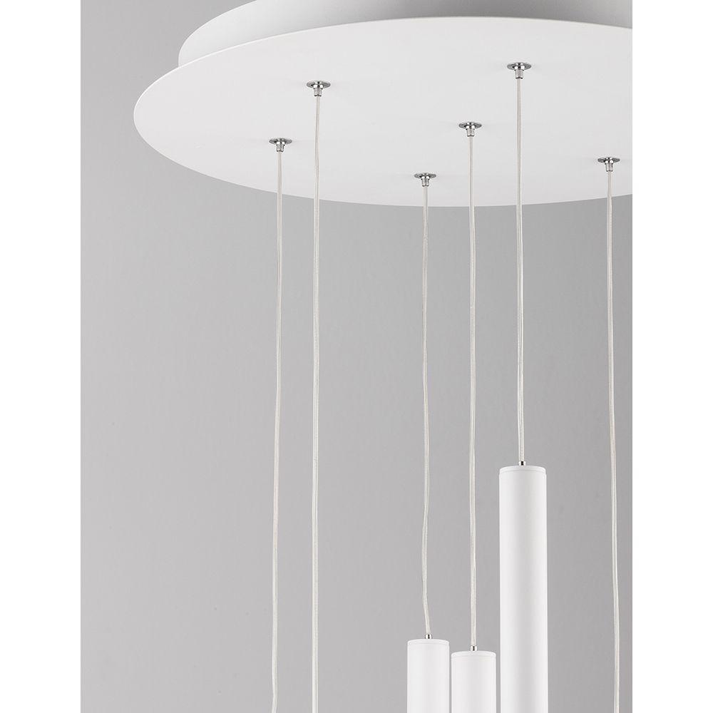 Ultrathin LED wisząca lampa 7-sława