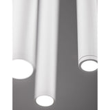 Ultrathin LED wisząca lampa 7-sława