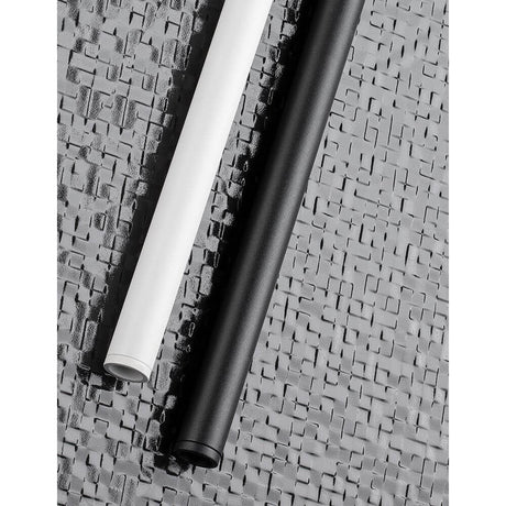 Ultrathin LED Pendellampe schlanker Aluminium-Zylinder in Weiß und Schwarz, minimalistisches Design für Esszimmer und Küche