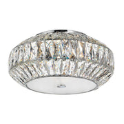 Valence krystal loftslampe Ø 42cm med funklende krystaller og moderne design.