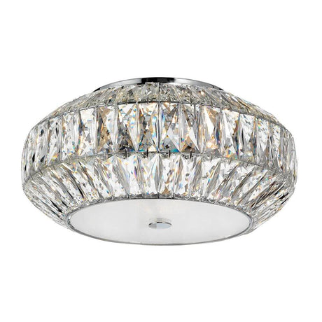 Valence Kristall Deckenlampe Ø 42cm mit funkelnden Kristallen und modernem Design.
