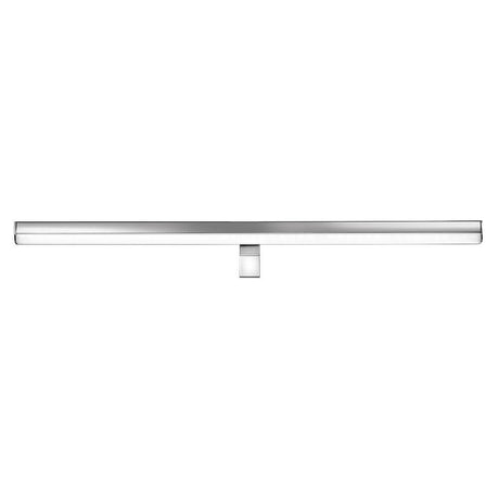 Vanese LED Badlampe 63cm Chrom - moderne Wandleuchte für Badezimmer mit integriertem LED-Licht