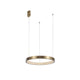 Vegas LED Hängeleuchte Antik-Messing mit elegantem Design und integrierter LED-Beleuchtung.