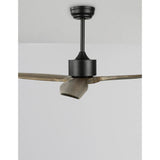 Vento Wood Fan Brown, nero