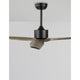 Vento Holz Ventilator Braun, Schwarz - Deckenventilator mit Walnussholz-Flügeln und Fernbedienung.