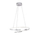 Viareggio LED Hängeleuchte Ø 56cm Metall - Moderne Deckenleuchte mit minimalistischer Form und schöner Lichtverteilung.