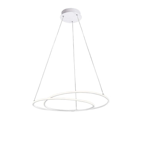 Viareggio LED pendellampe Ø 56 cm metall i moderne design med minimalistisk integrert belysning.