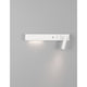 Nova Luce Vida LED Lese- & Wandlampe Metall mit USB in elegantem Design an grauer Wand