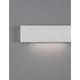 Nova Luce Vida LED Lese- & Wandlampe Metall mit USB auf grauem Hintergrund.