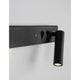 Nova Luce Vida LED Lese- & Wandlampe Metall mit USB in schwarzem Design und praktischem USB-Anschluss.