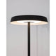 Viti LED Stehleuchte 170cm Metall mit schwarzem Aluminium und Acryl, minimalistisches Design und integrierte LED-Beleuchtung.