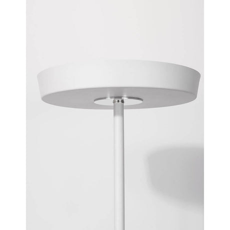 Viti LED-gulvlampe 170 cm metall - lampens overdel i hvitt med minimalistisk design.