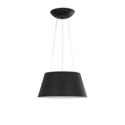Nova Luce Volcano LED Hängelampe Ø 45cm in modernem Schwarz, ideal für stilvolle Innenräume.