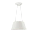 Nova Luce Volcano LED Hängelampe Ø 45cm in modernem Design, schwebend aufgehängt.
