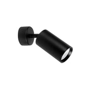Wan wall light made of metal in black, modern wall lighting for stylish interiors.