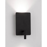 Zen LED wall lamp with reading arm & USB