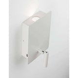 Zen LED wall lamp with reading arm & USB