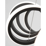 Zinia LED hanging lamp metal