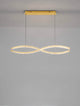 Nudos LED Pendelleuchte 4-flammig 3000K Gold im eleganten Design als Hauptbeleuchtung.