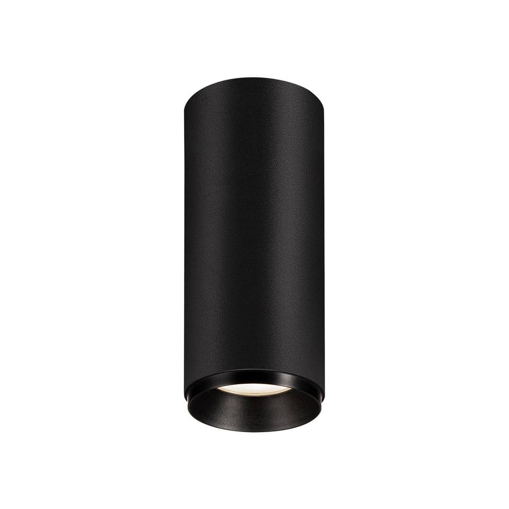 Numinos LED ceiling light black cylindrical