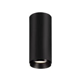 Numinos LED ceiling light black cylindrical