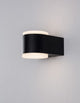 Nus LED Außenwandleuchte 3000K Up & Down Anthrazit IP54 an einer Wand installiert.