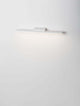 Nyx LED Wandleuchte 3000K IP44 an einer Wand, spritzwassergeschützt und modern.