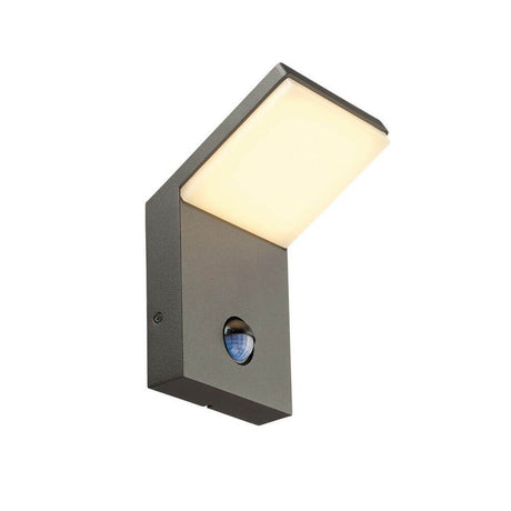 ORDI LED Wandleuchte anthrazit 3000K mit Sensor, moderne Außenleuchte mit warmweißem Licht
