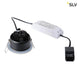 OUT 65 LED DL Round Set Downlight Weiß 9W 38° 3000K inkl. Treiber mit Treiber und LED Module.