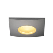OUT 65 LED Square Downlight Silbergrau 9W 38° 3000K, modernes LED-Downlight in Silbergrau