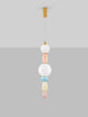 Obrie LED Pendelleuchte 2-flammig Ø 20cm 3000K Gold, Blau, Rosa, Weiß in Pastellfarben.