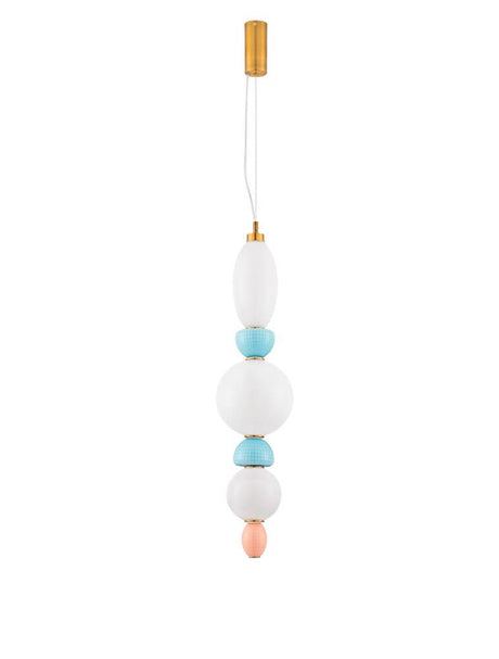 Obrie LED Pendel 3-pære Ø 20cm 3000K guld, orange, blå, hvid i sarte pastelfarver.