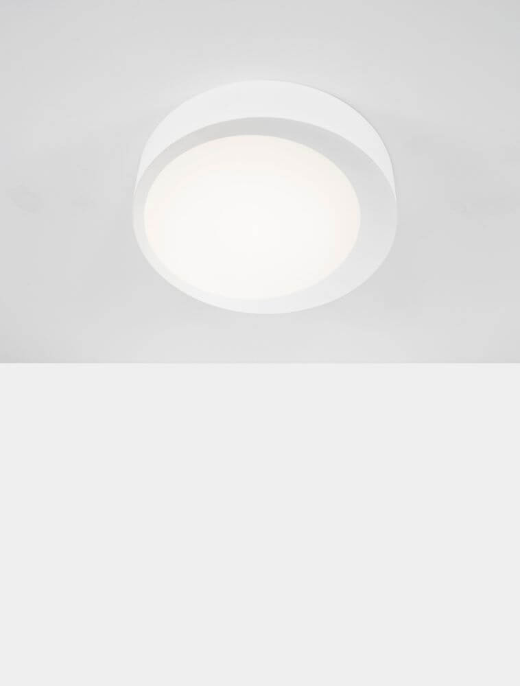 Oby LED Deckenleuchte Ø 60cm 3000K in modernem, schlichtem Design für vielseitige Wohnbereiche.