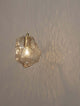 Odelle Pendelleuchte Ø 18cm Gold, Bernstein mit mundgeblasenem Glas und dimmbarem Licht.